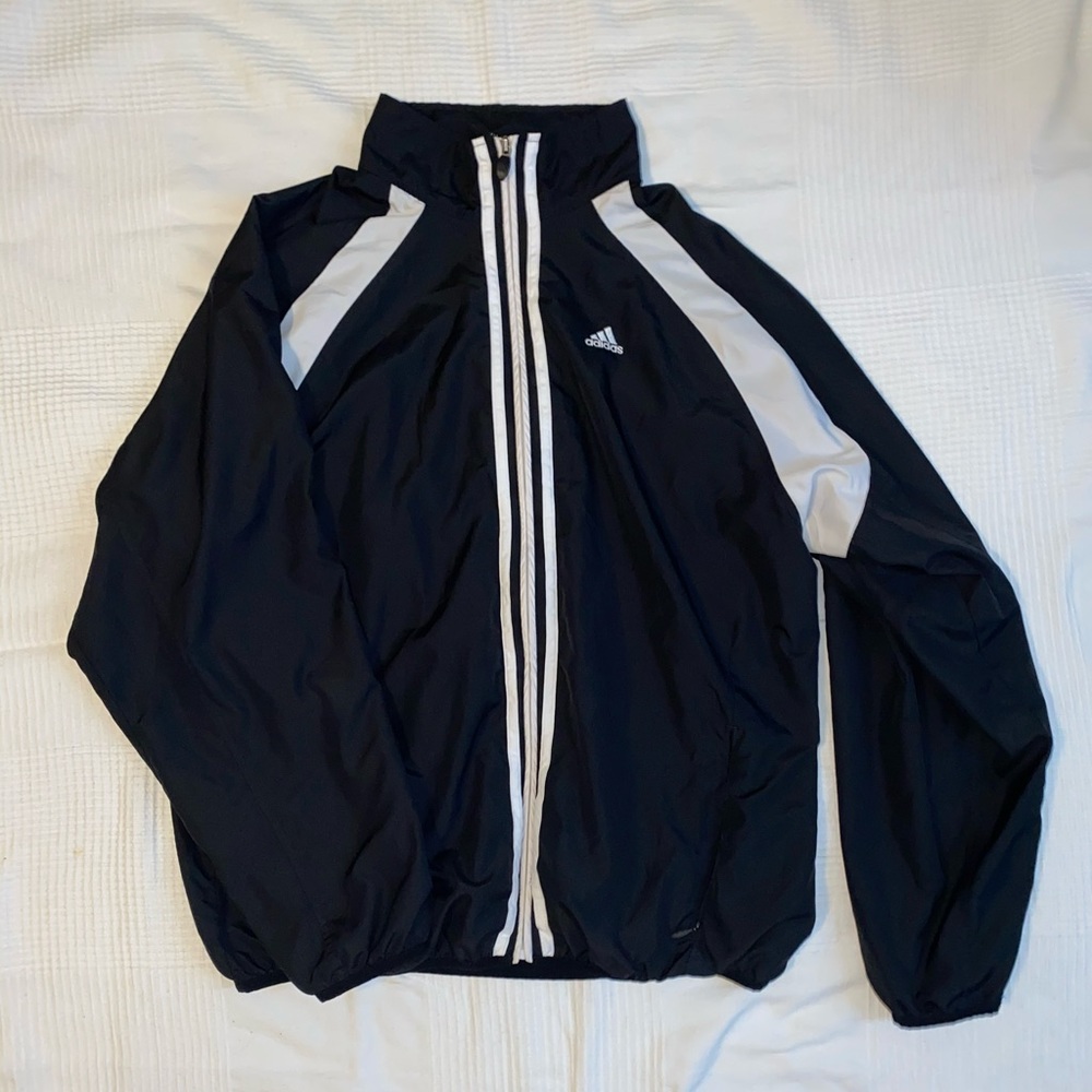Adidas 00’s Windbreaker Zip Up Jacket Sz M